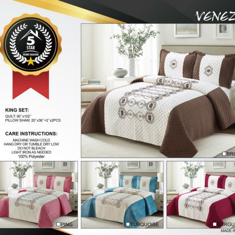 💥🔥New arrivals gorgeous 3pc valevet bedspreads
